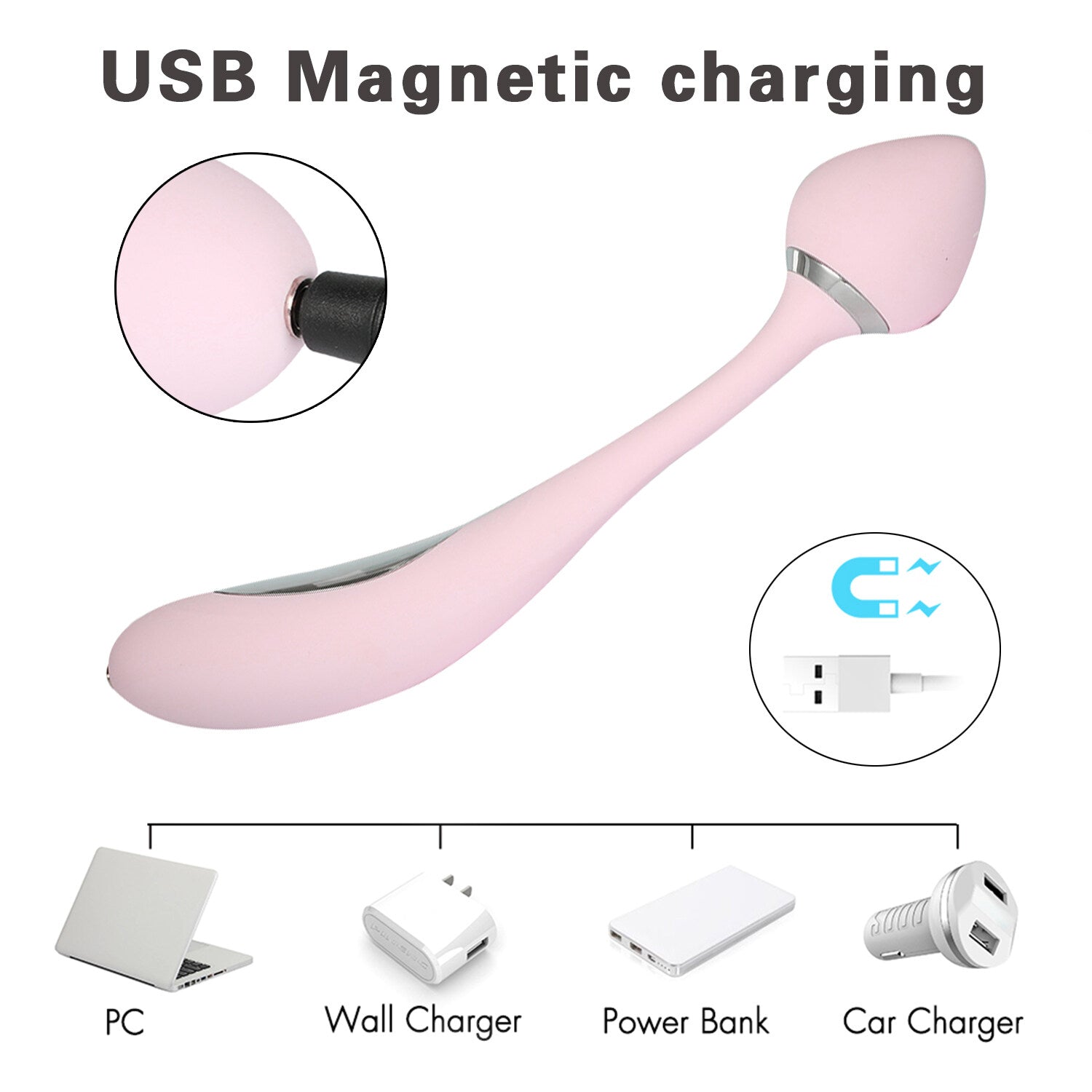 Kitten AV Wand Cat Head Vibrator Love Sex Toy For Women Weadultshop