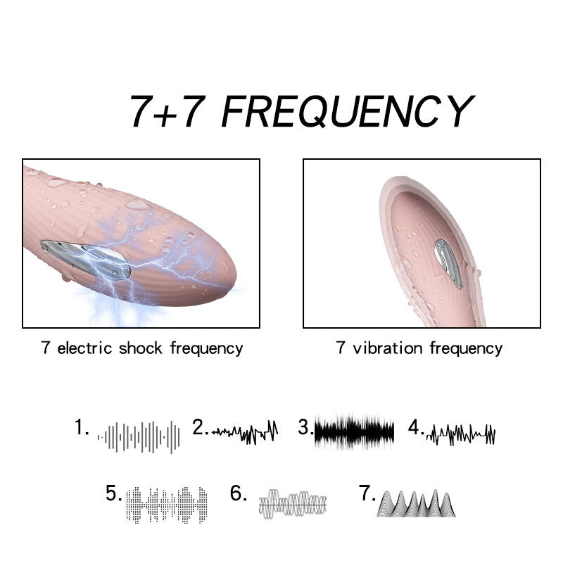 Electric Shock Wand Passion SM Punishment Flirting Pulse Vibrator Weadultshop