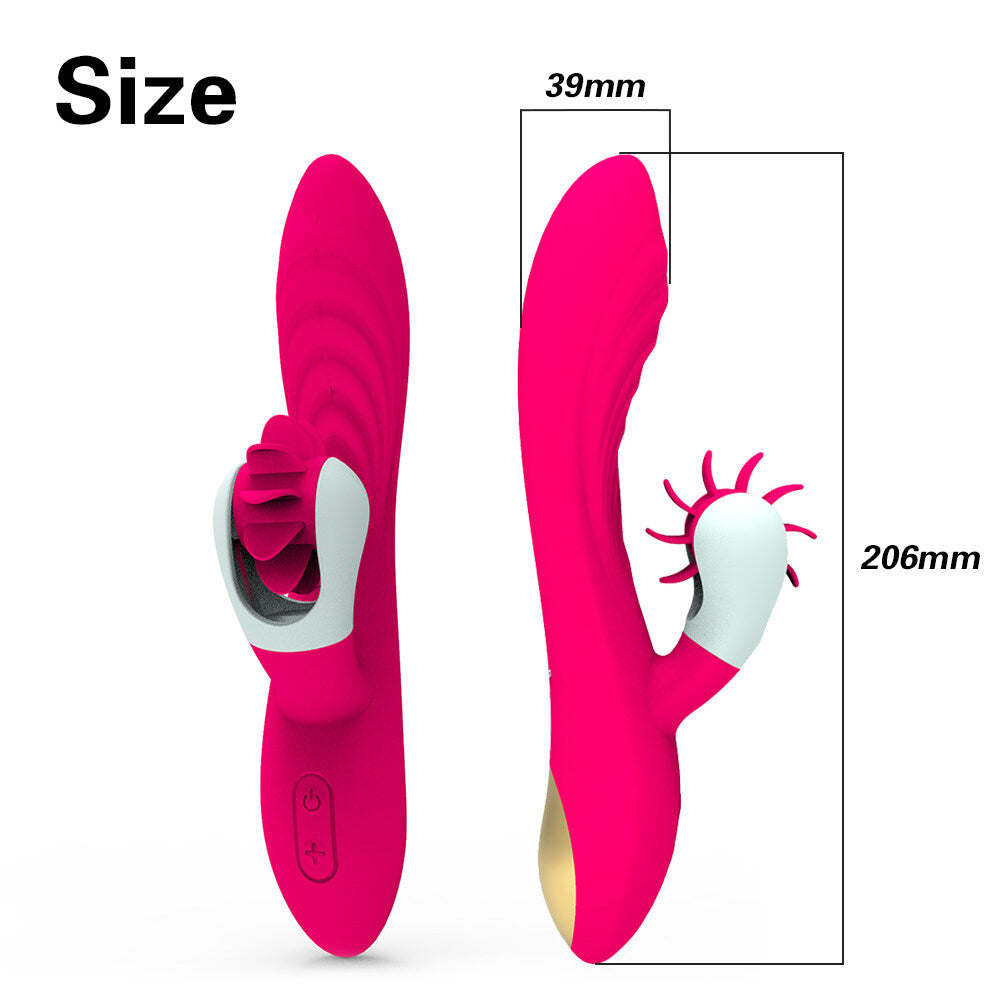 Waterproof 12 Frequency Wheel Rotating Massage Vibrator Weadultshop