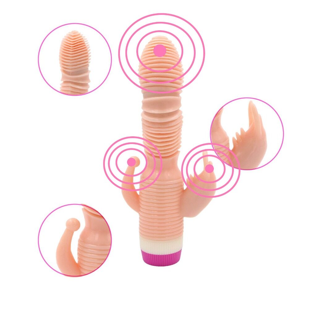 Mark Stick Triple Points Massaging Vibrator With Beads Weadultshop