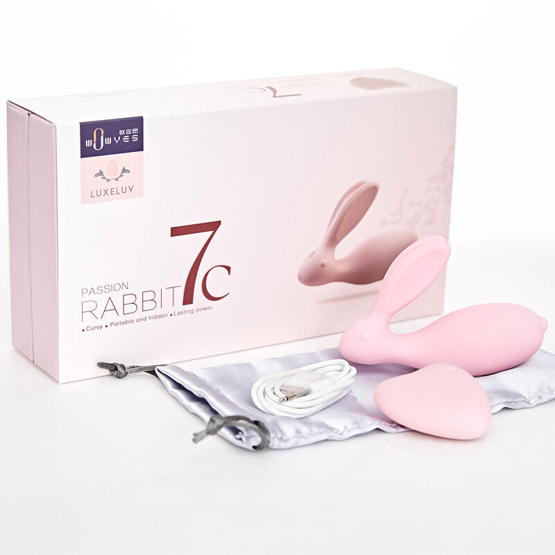 Wowyes 7C Rabbit Invisible Wear Vibrating Egg Remote Control Vibrator Weadultshop