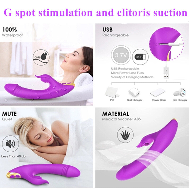 Amant USKE-02 Sucking Quiet Rabbit Vibrator Weadultshop