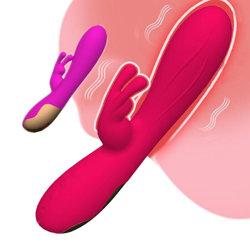 Silicone G Spot Stimulating USB Charging Rabbit Vibrator Weadultshop