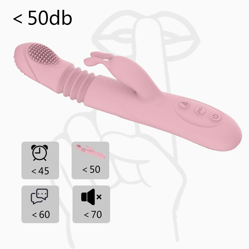 Smart Heating Thrusting Rabbit Vibrator For Adult Weadultshop