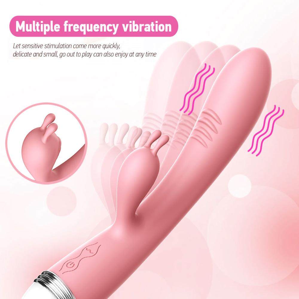 Perfect Angle Mute Charging AV Rabbit Vibrator Weadultshop