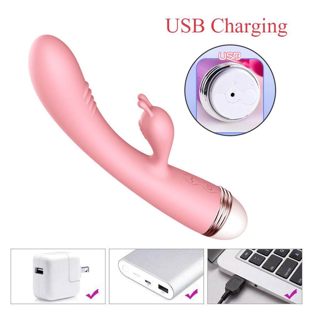 Perfect Angle Mute Charging AV Rabbit Vibrator Weadultshop