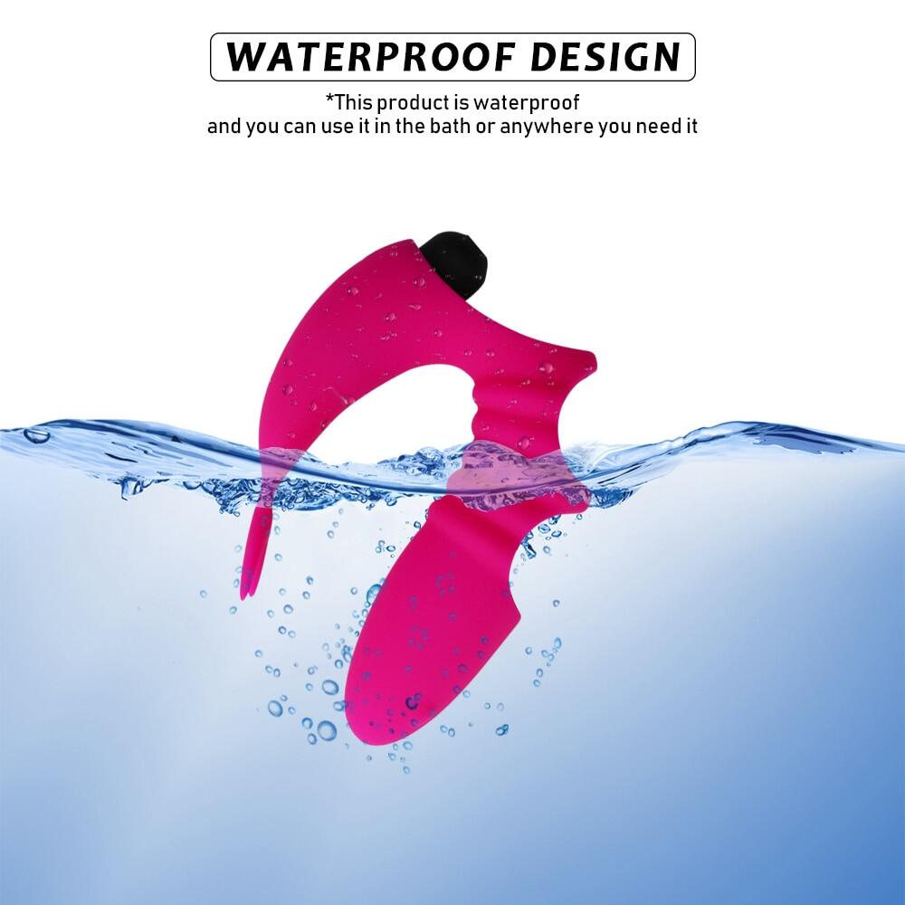 Single Frequency Vibrating Figure Glove Silicone Vibrator For Anus Vagina Weadultshop