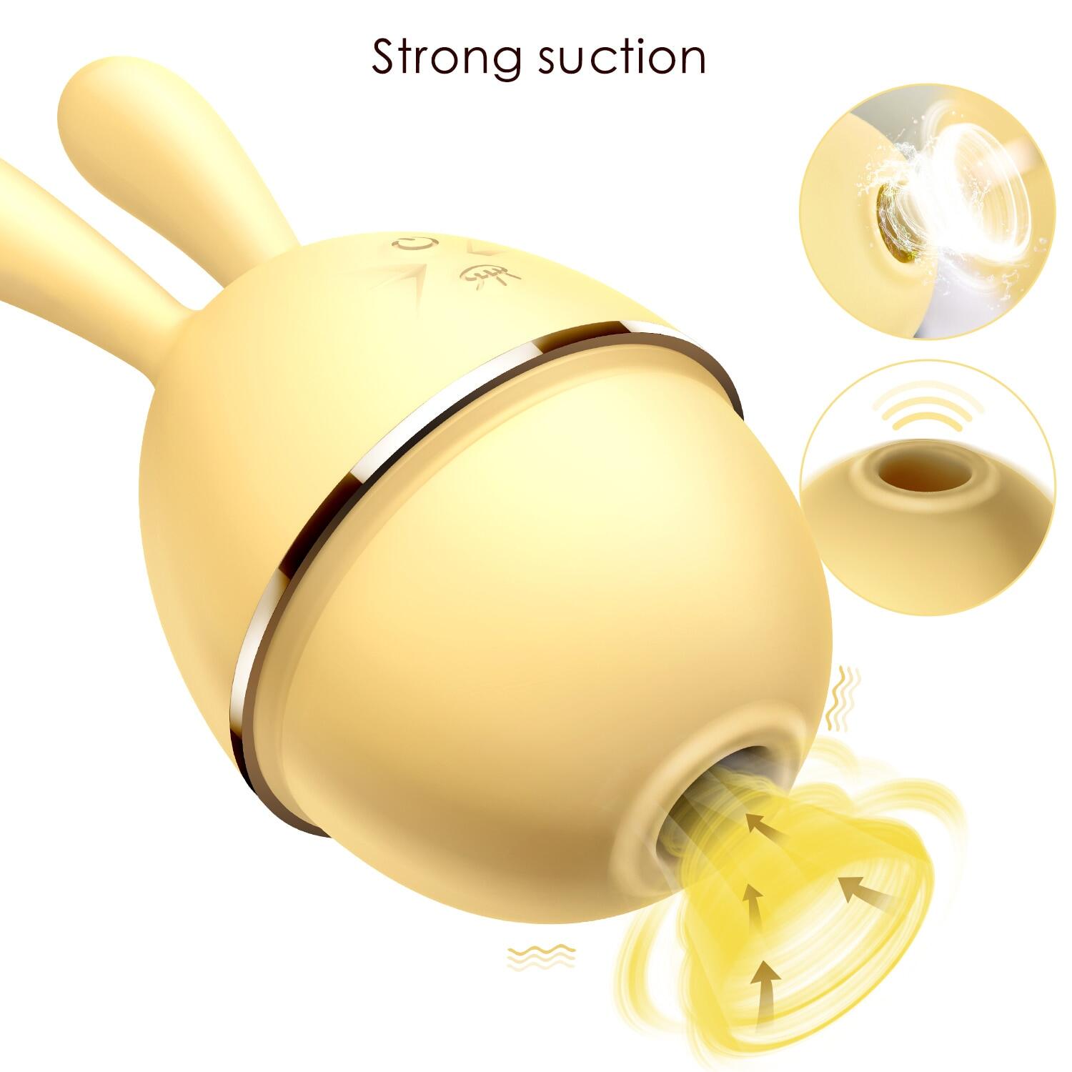 EROCOME 360°Sucking Vibrating Rabbit Vibrator For Women Weadultshop