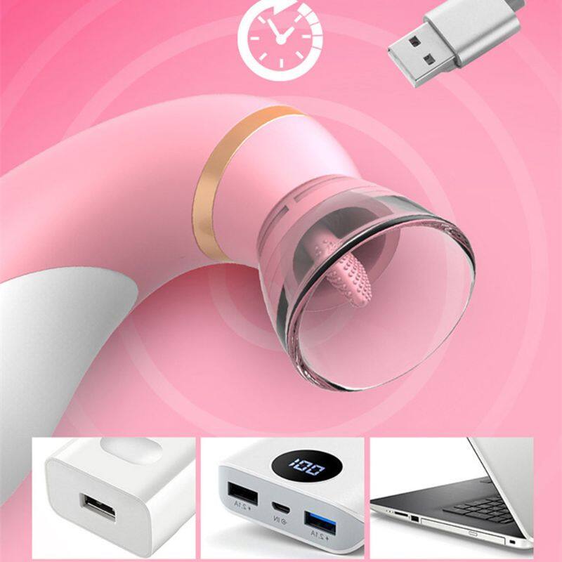 Tongue Licking Sucking Vibrator For G SPOT Vagina Breasts Weadultshop