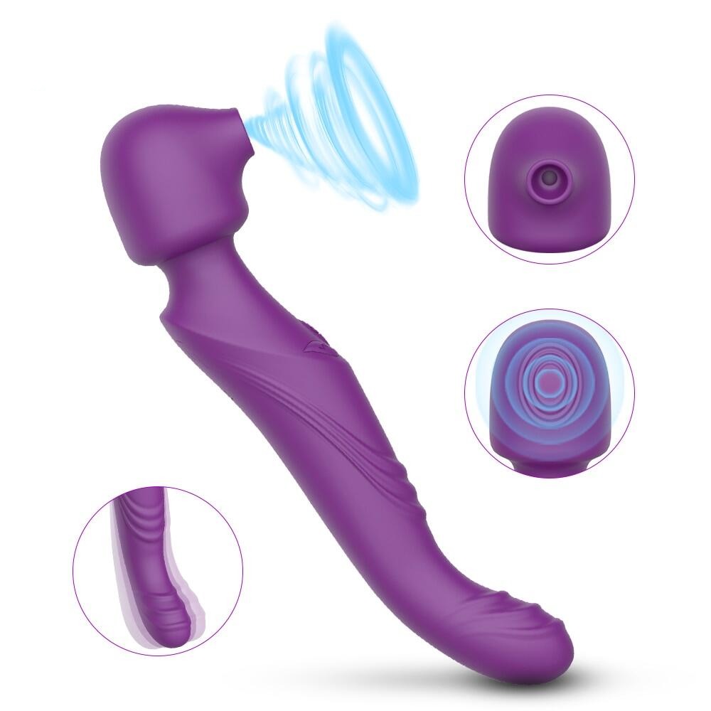 Multiple Frequencies Virbating Padding Sucking Vibrator Weadultshop