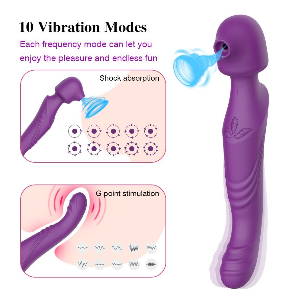 Multiple Frequencies Virbating Padding Sucking Vibrator Weadultshop