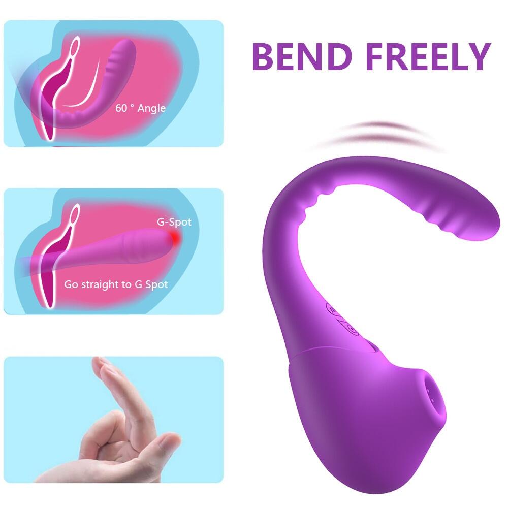 Waterproof Sucking Flap Vibrator For Vagina G Spot Stimulation Weadultshop