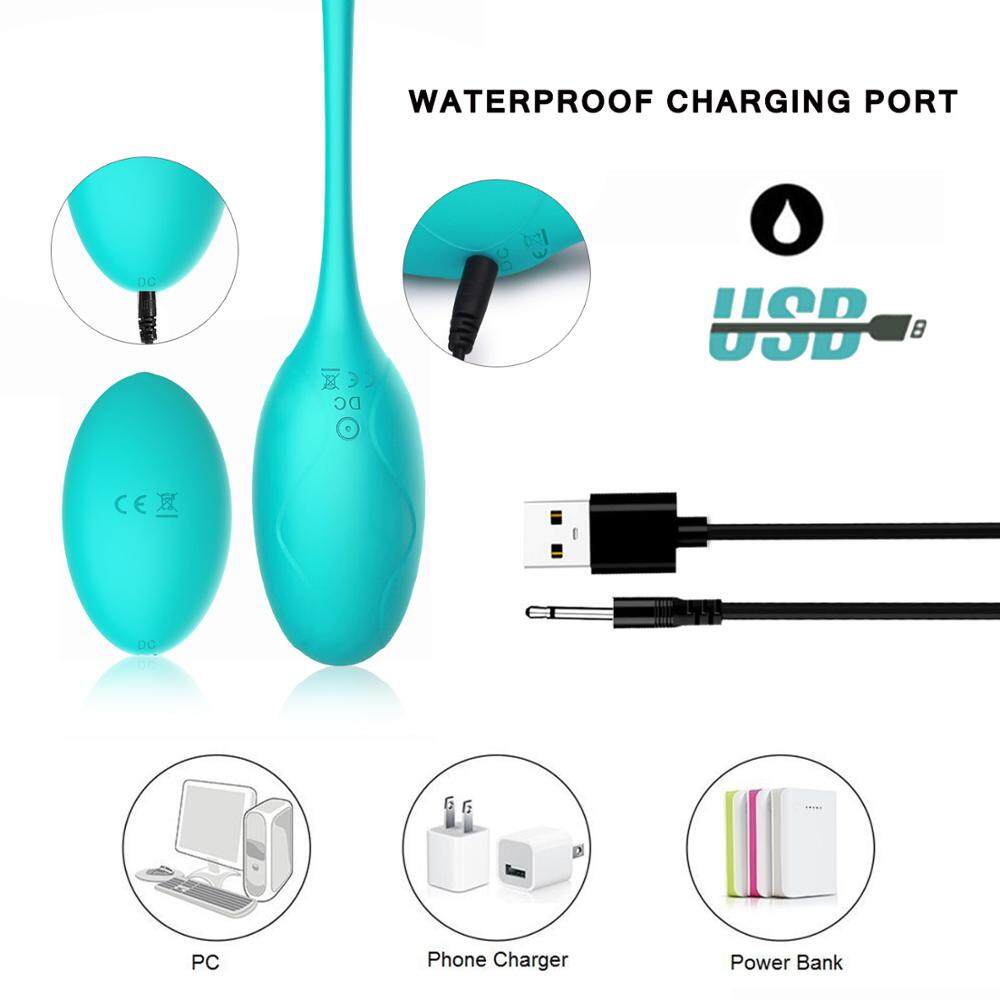 USB Charging Wireless 10 Frequencies Silicone Vibrator Weadultshop