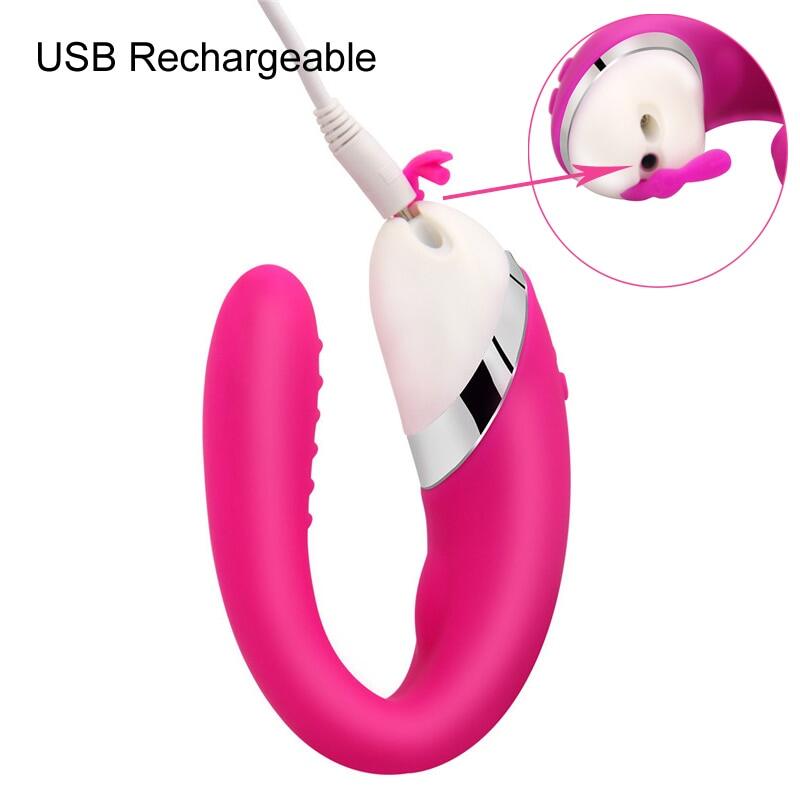 U Shape Double Motors Waterproof Wearable Vibrator Weadultshop