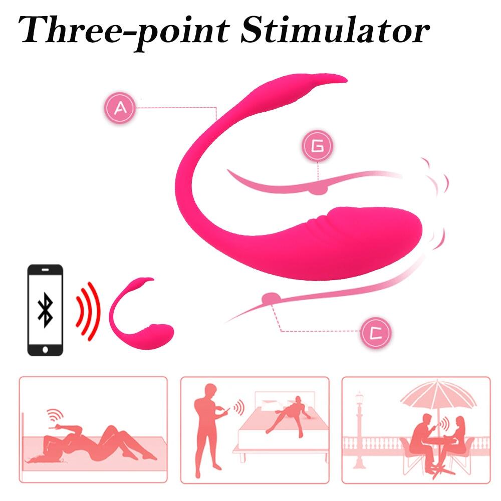 Small Tadpole Phone APP Bluetooth Wireless Jump Egg Vibrator Weadultshop