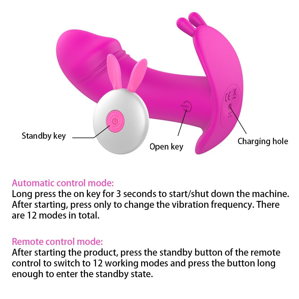 Rabbit Wireless Wearable realistic vibrator For Adult Women Weadultshop