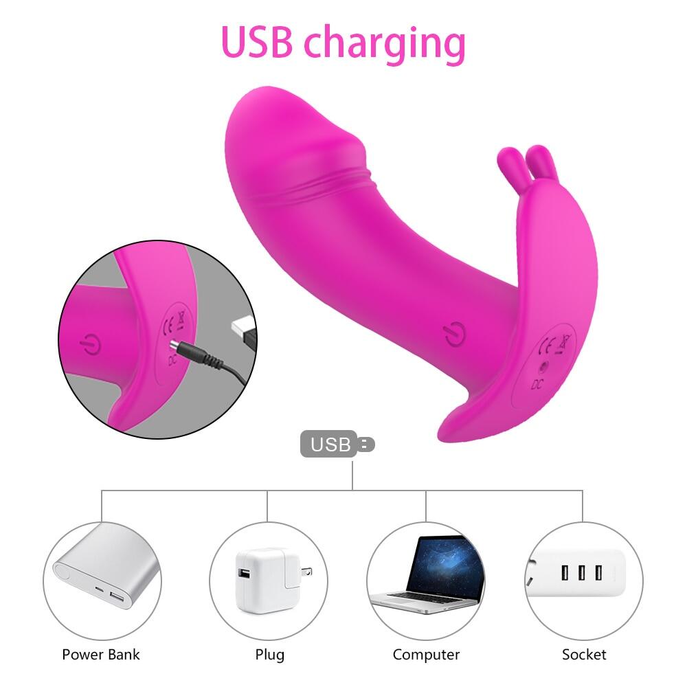 Rabbit Wireless Wearable realistic vibrator For Adult Women Weadultshop