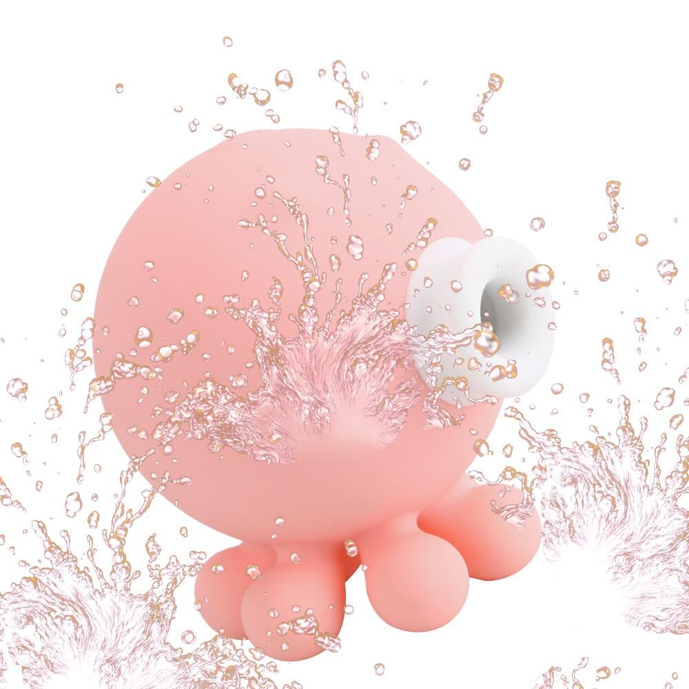 Small Octopus Sucking Vaginal Breast Charging Masturbation Vibrator Weadultshop