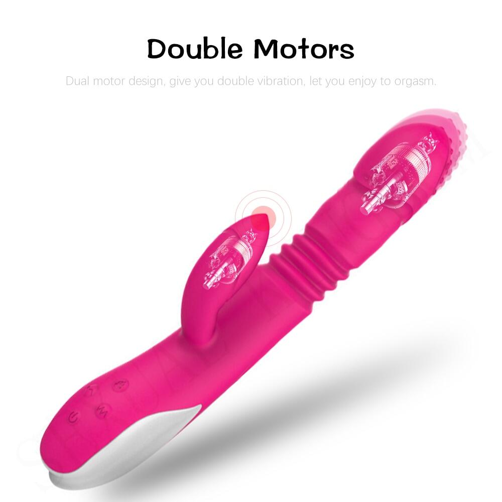 Automatic Heating Thrusting Dual Motors Vibrators For Women Weadultshop