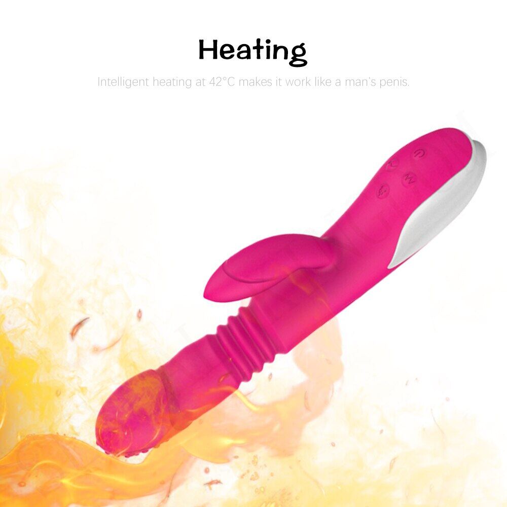 Automatic Heating Thrusting Dual Motors Vibrators For Women Weadultshop