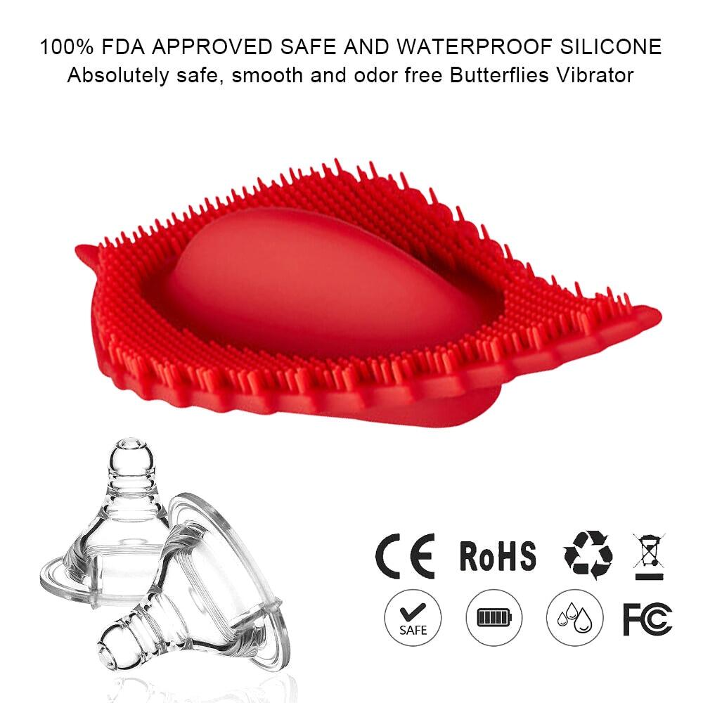 Leaf Design Silicone Vibrator For Vagina G spot Stimulation Weadultshop
