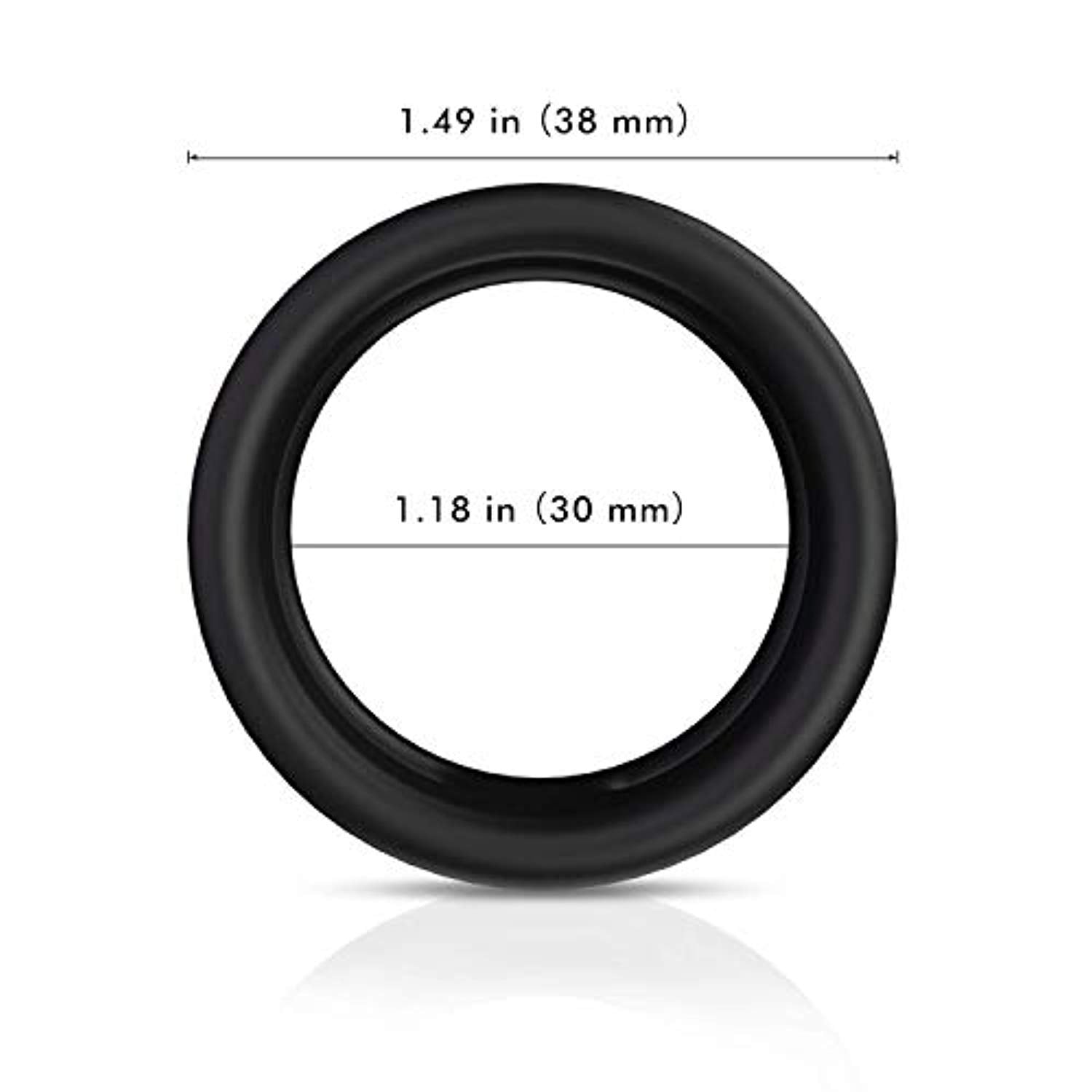 Dual Vibrating Penis Ring Silicone Vibrator Sex Toy For Men - Adult Toys