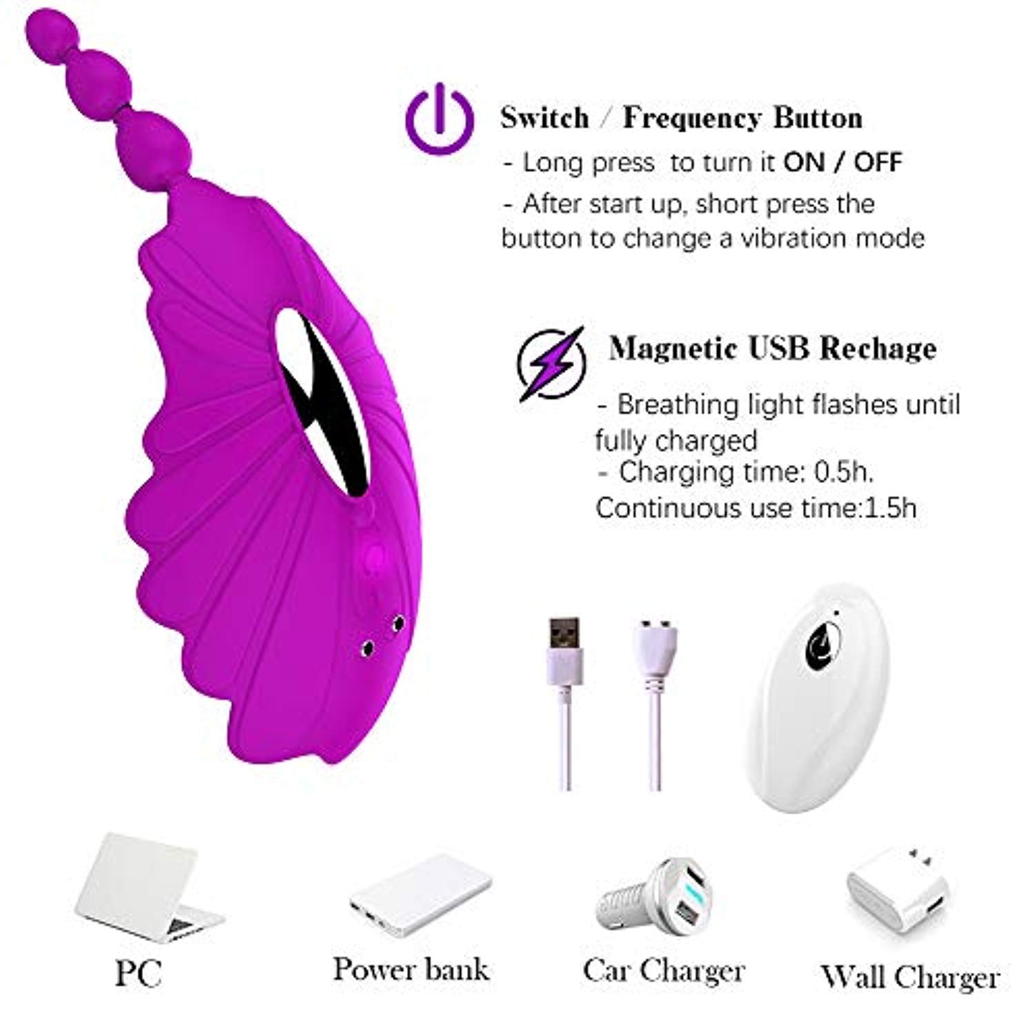 Clitoral Stimulation Wearable Vibrator - Adult Toys