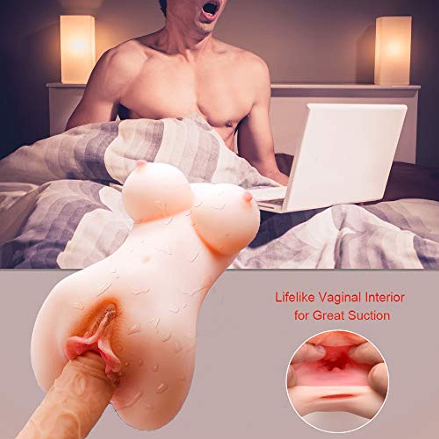 3D Realistic Silicone Boobs Pussy Ass - Adult Toys