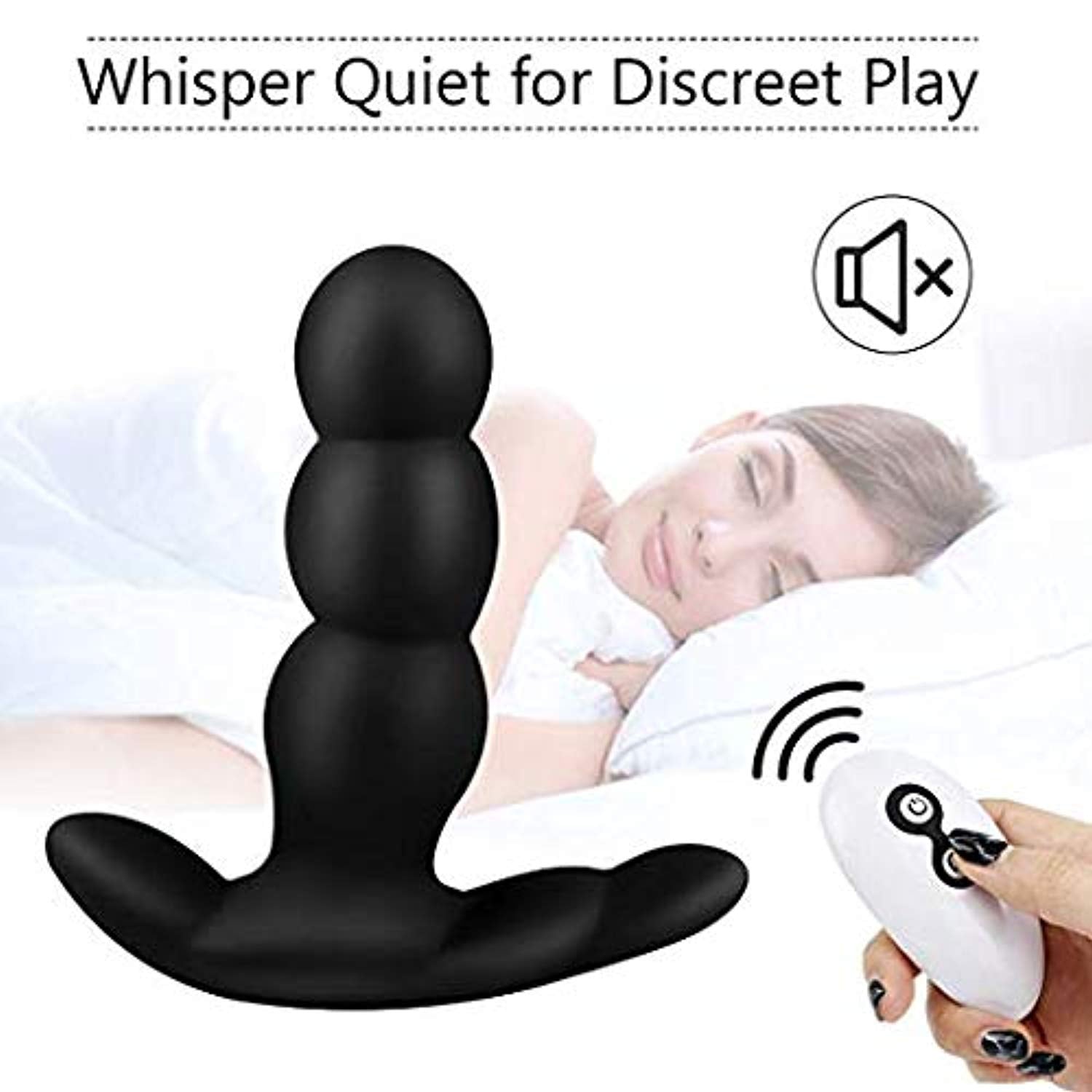 Vibrating Butt Plug Underwear Rotating Anal Beads - Adult Toys