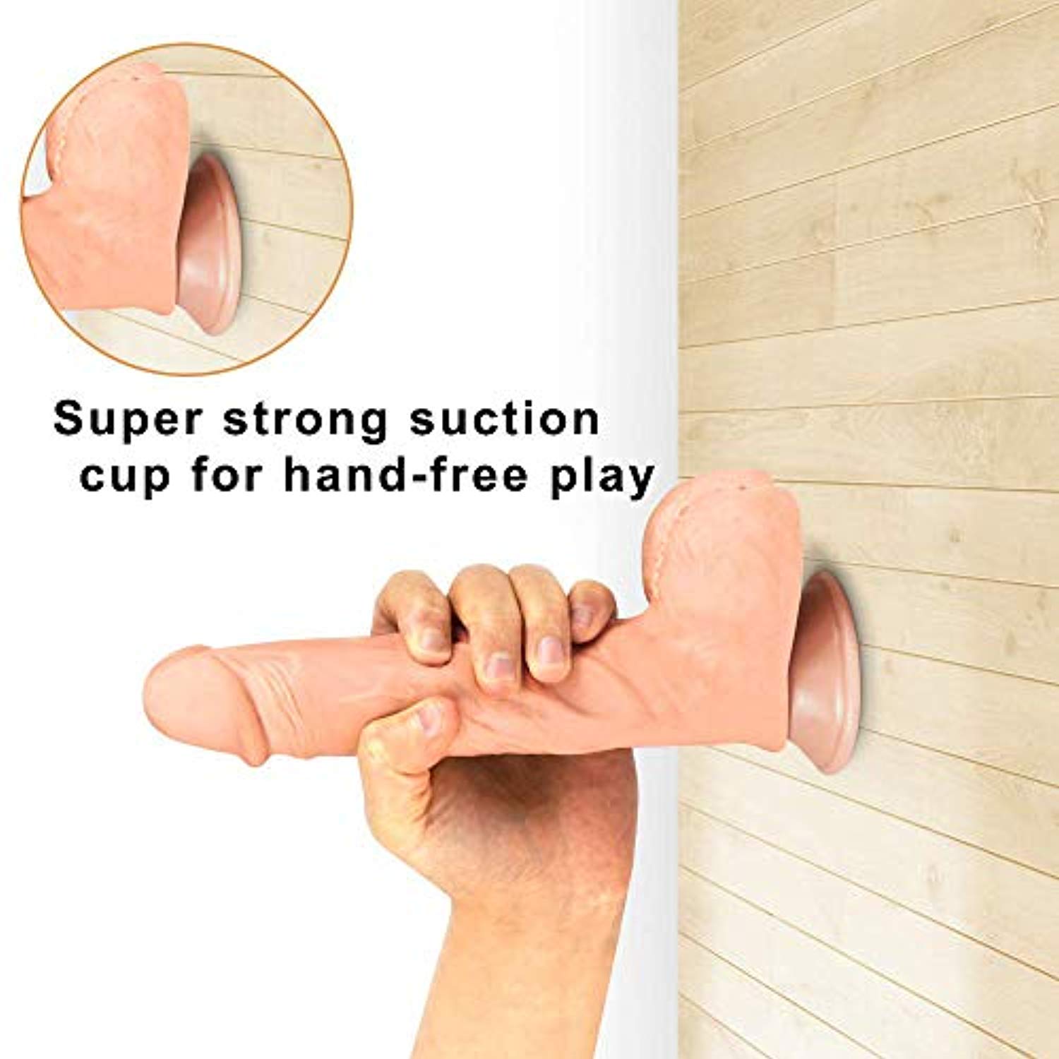 Automatic Vibrator Soft Realistic Huge Dildo Sex Toy Massager - Adult Toys