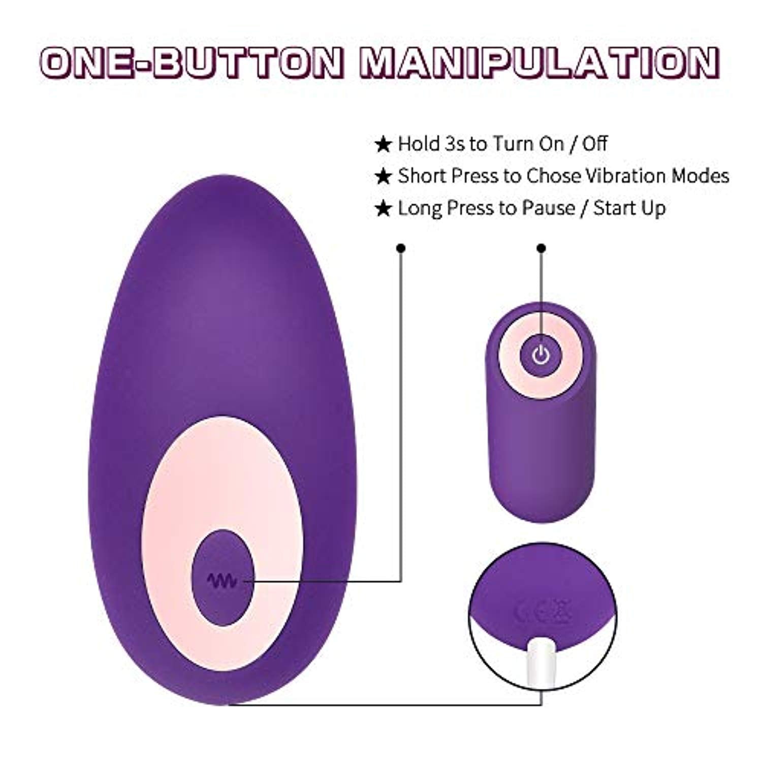 Wearable Vibrator for Clitoris Stimulation - Adult Toys