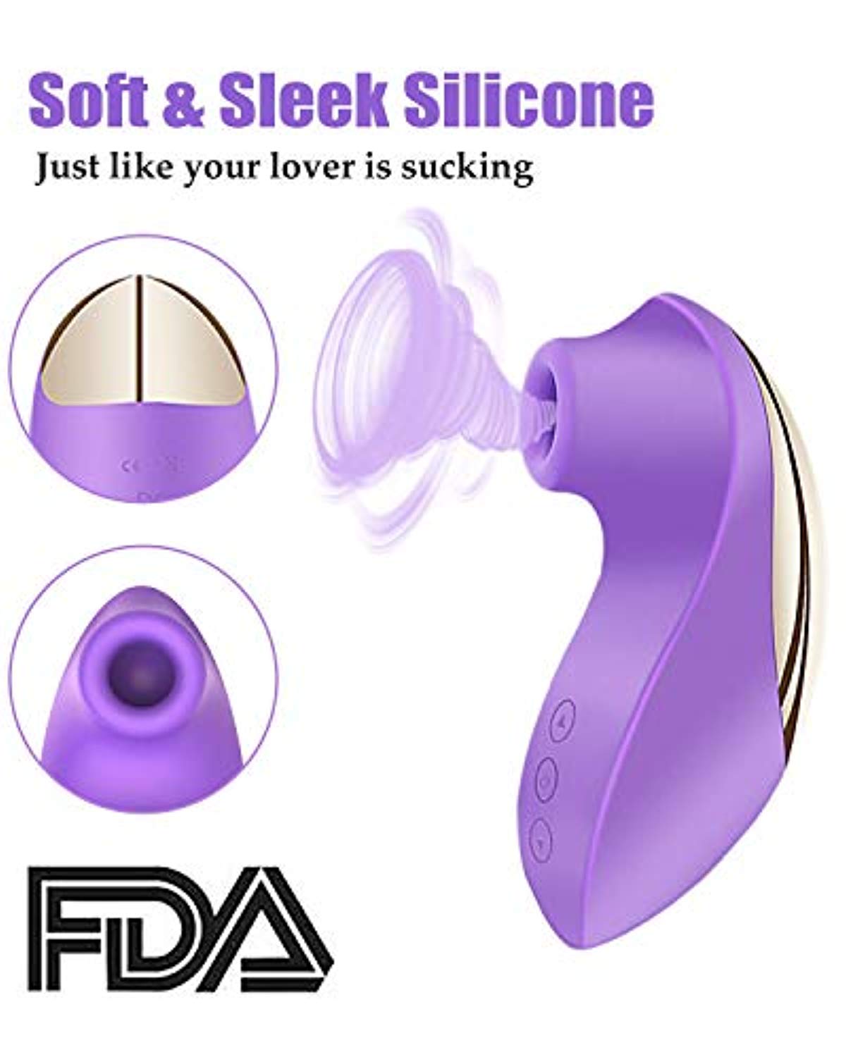 Clitoral Breast Sucking Vibrator Stimulation Couples Adult Toy - Adult Toys