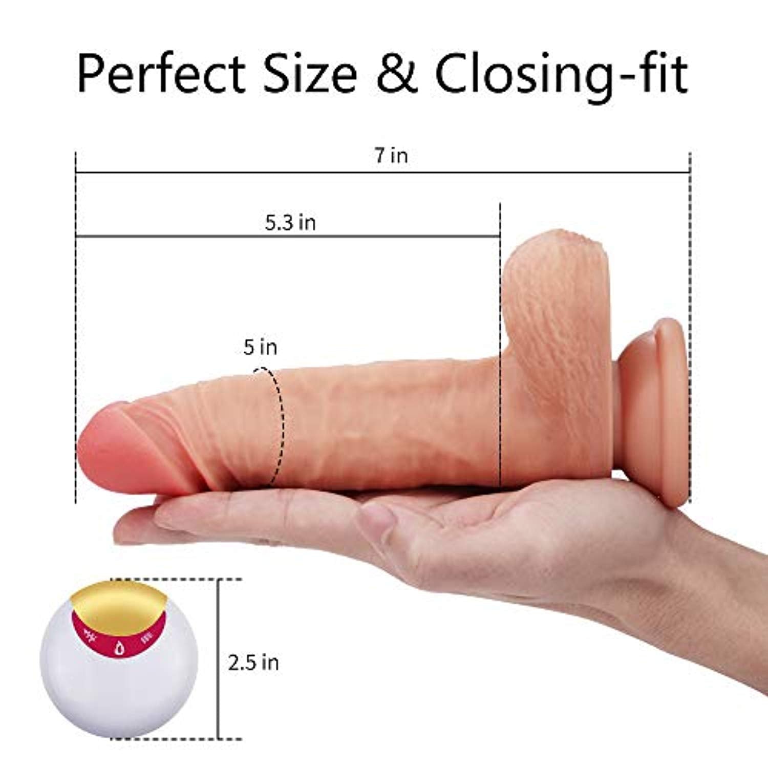 360° Whirling Vibration Dildo - Adult Toys