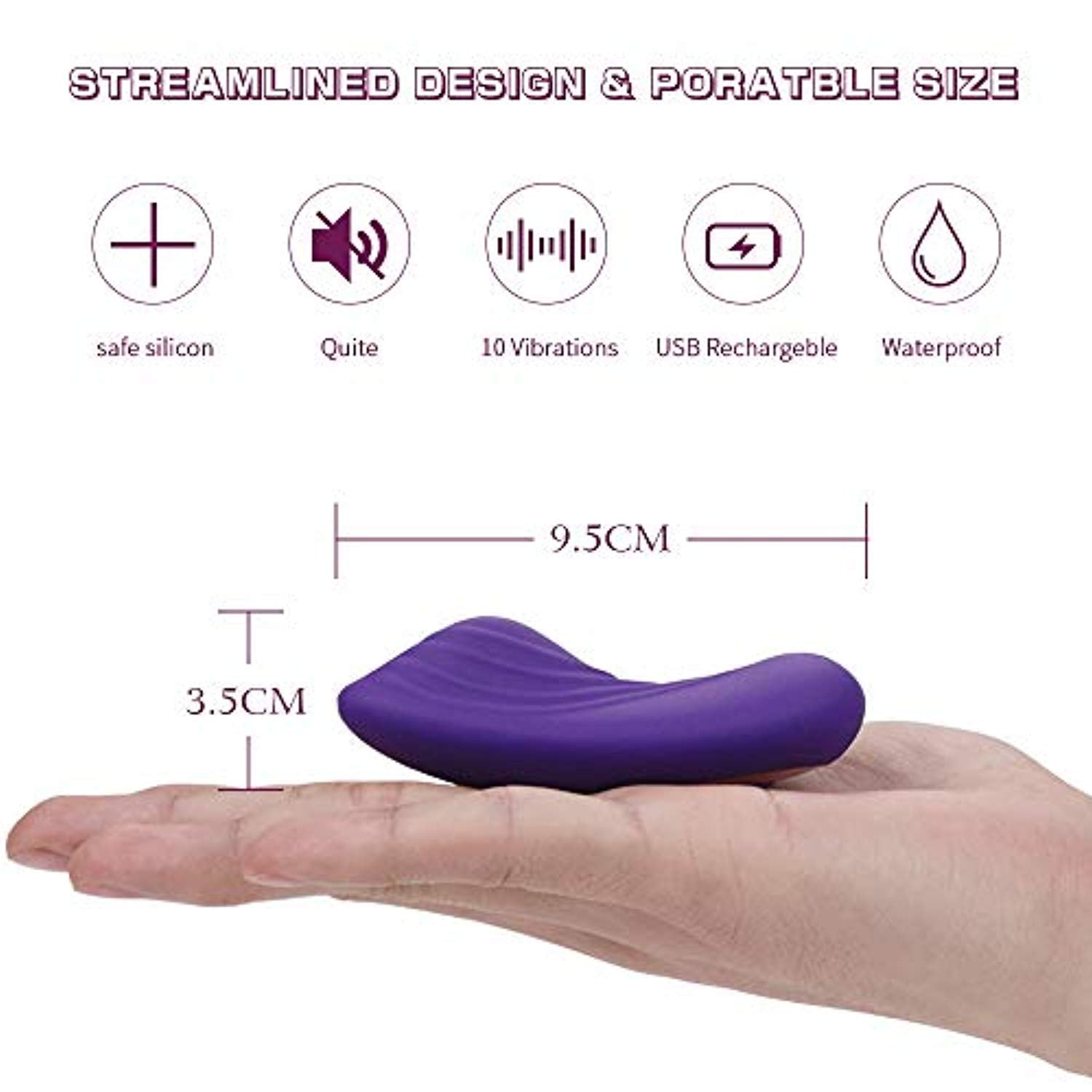 Wearable Vibrator for Clitoris Stimulation - Adult Toys
