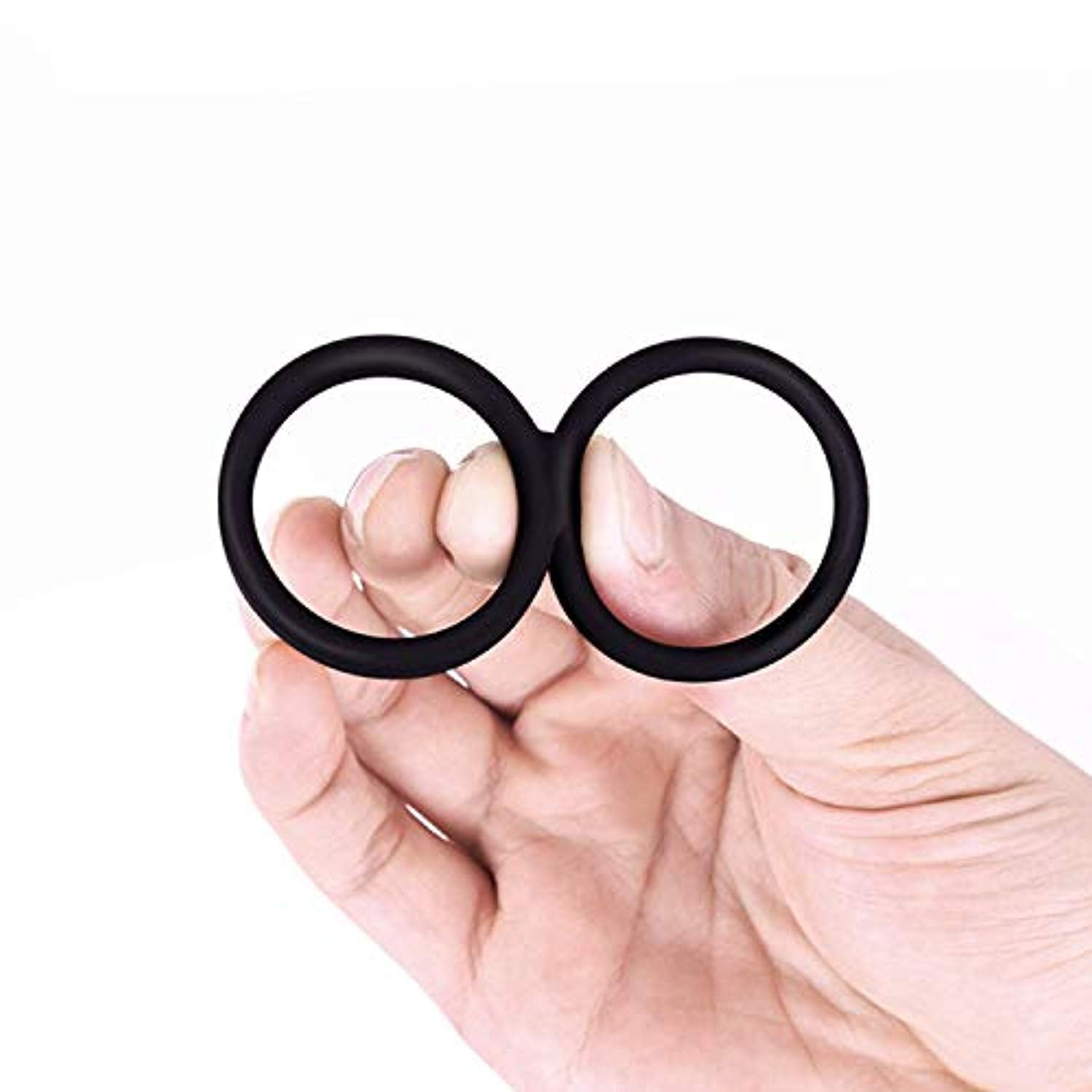 Dual Vibrating Penis Ring Silicone Vibrator Sex Toy For Men - Adult Toys