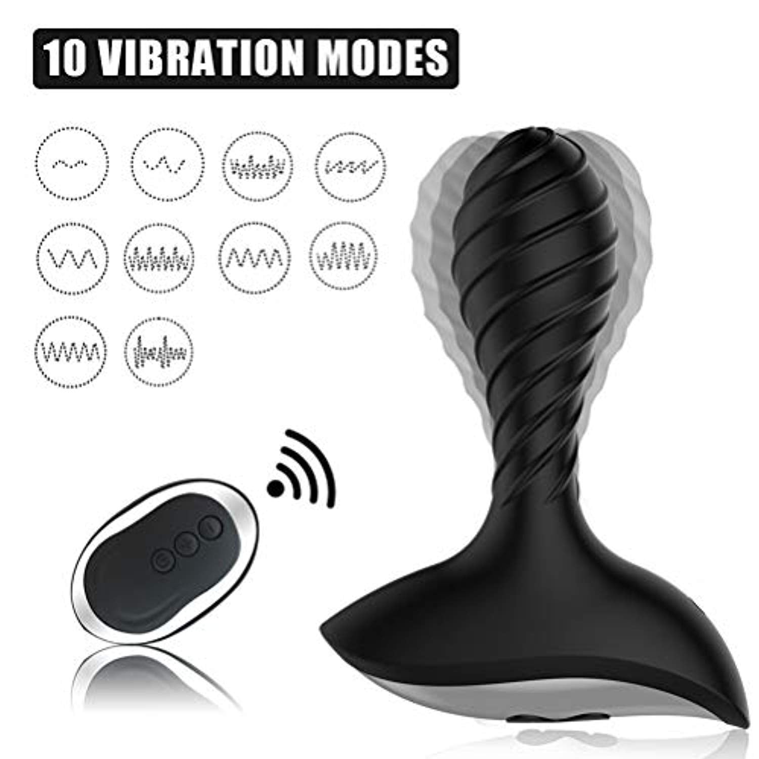 Smooth Vibrating Butt Plug Adult Toys Vibrator - Adult Toys