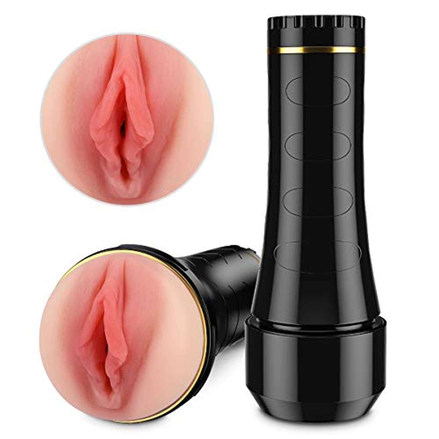 mini purse vibrator Automatic Sucking Real Vagina Vibrator Male Masturbation Cup Pussy Pocket  Sex Toys