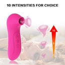 Clitoral Nipples Sucking Vibrator - Adult Toys 