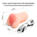 Pocket Pussy Built-in Stimulation Pearls - Adult Toys 
