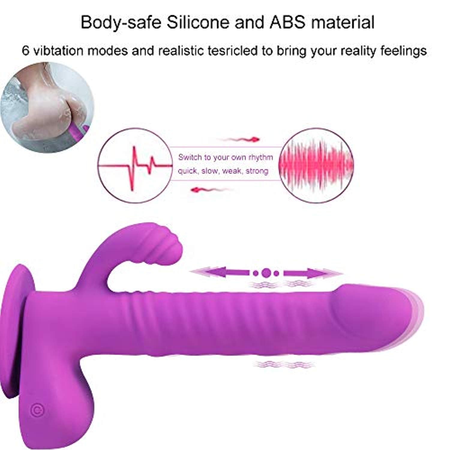 G spot Rabbit Dildo Vibrators - Adult Toys