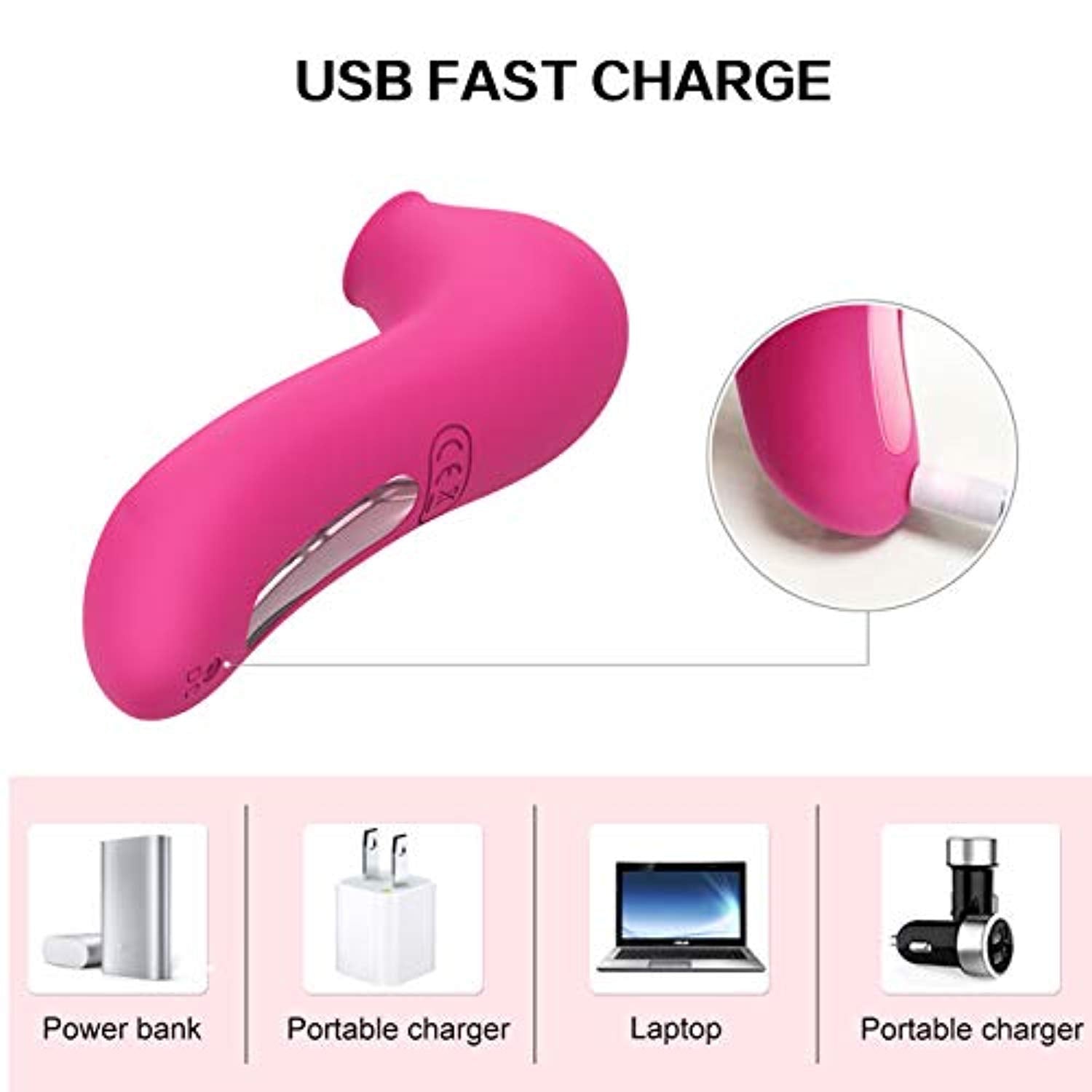 Clitoral Nipples Sucking Vibrator - Adult Toys