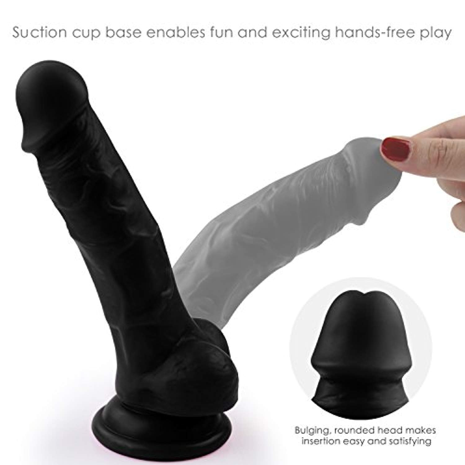 Realistic Ultra-Soft Dildo Women Sex Toy Large Dildo - Adult Toys
