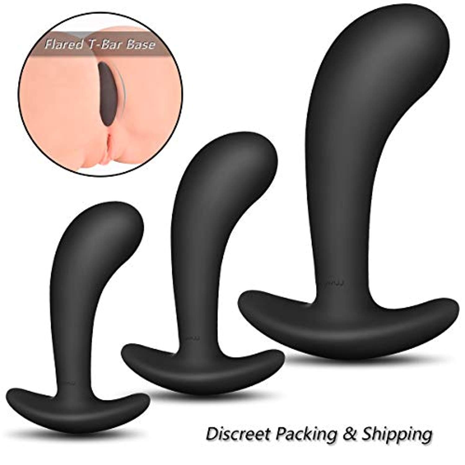3PCS Butt Plug Trainer Kit - Adult Toys