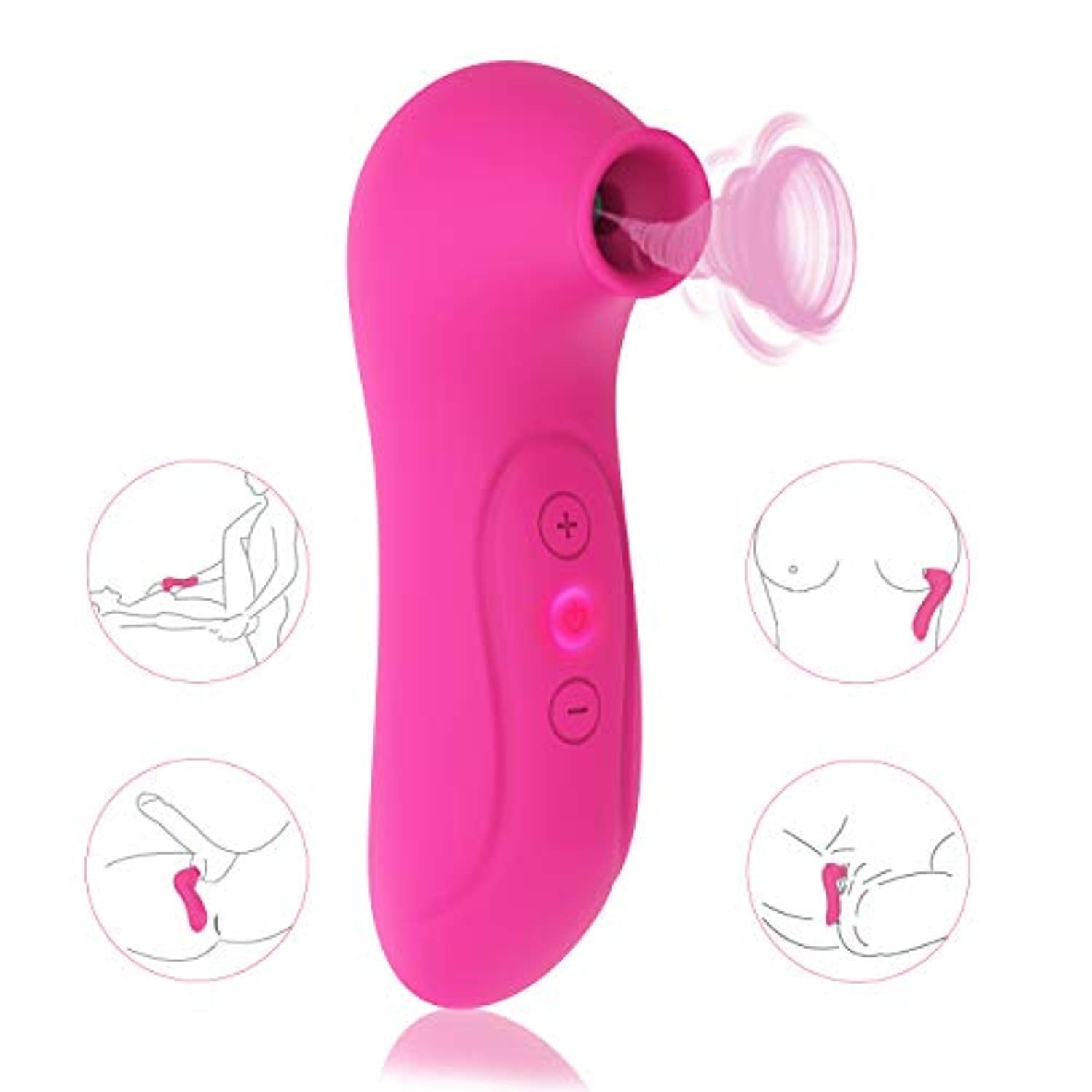 Clitoral Nipples Sucking Vibrator - Adult Toys
