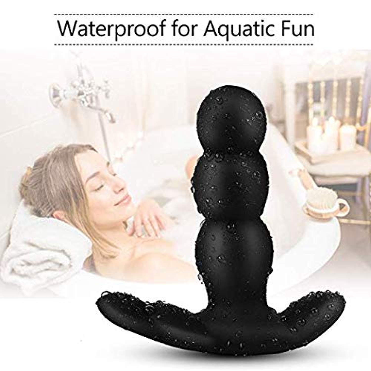 Vibrating Butt Plug Underwear Rotating Anal Beads - Adult Toys