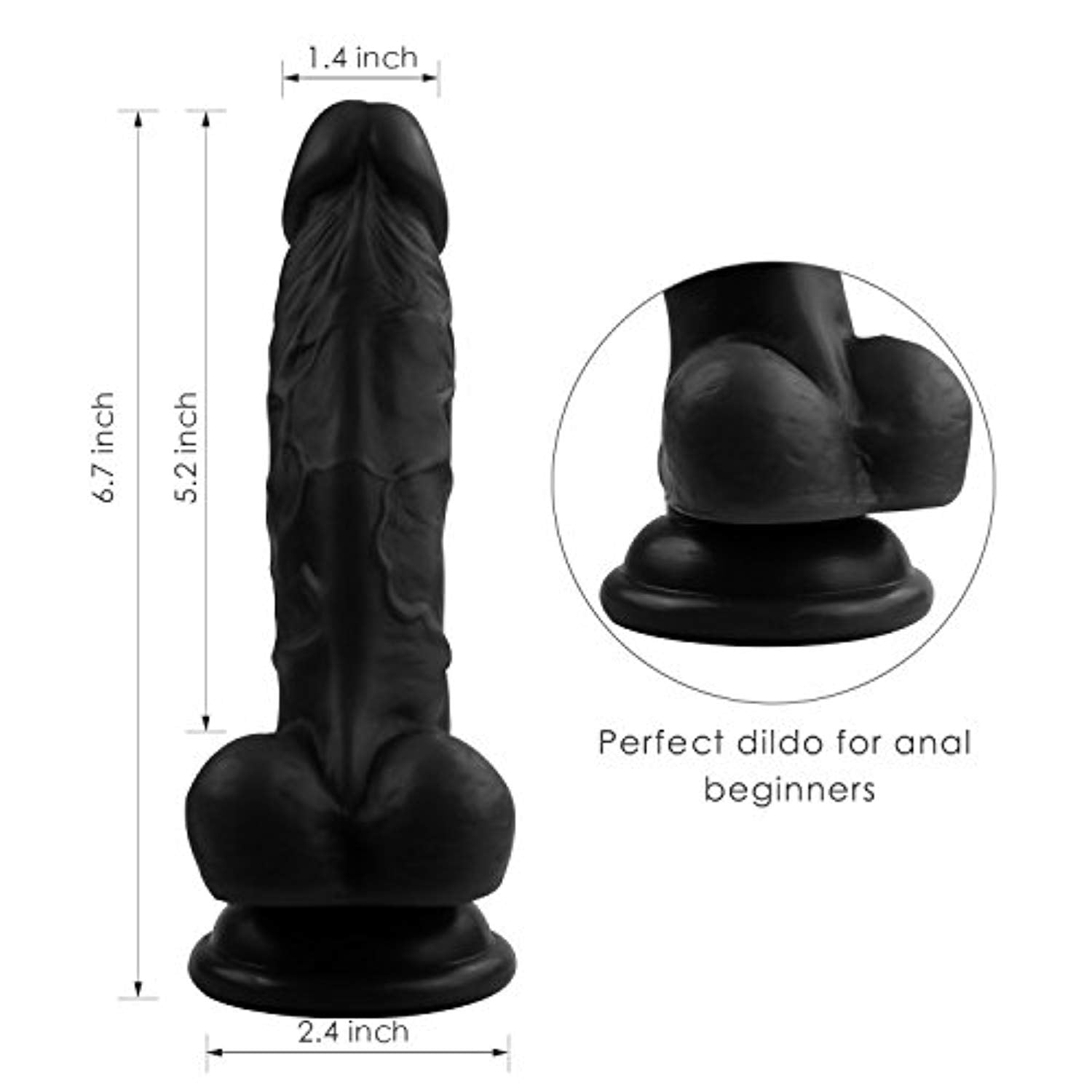 Realistic Ultra-Soft Dildo Women Sex Toy Large Dildo - Adult Toys