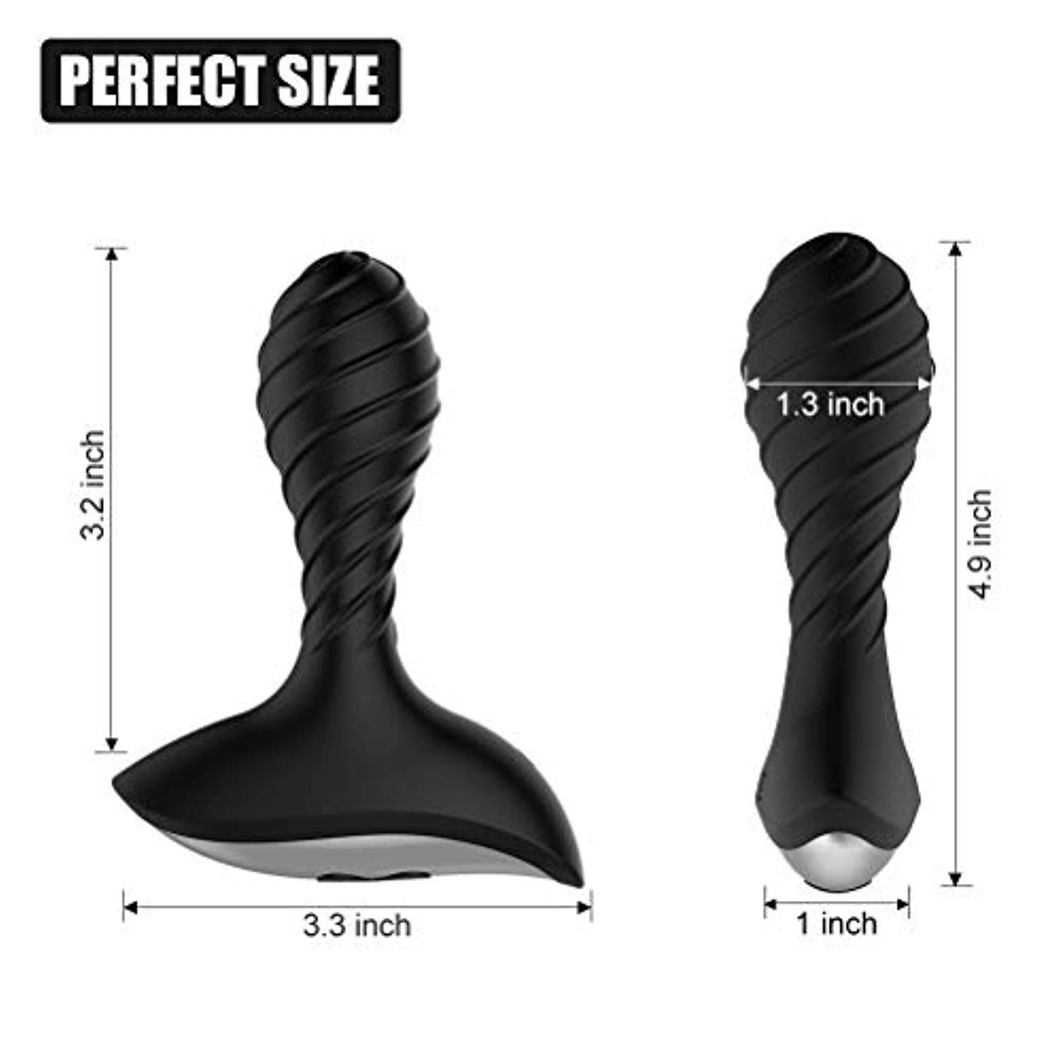 Smooth Vibrating Butt Plug Adult Toys Vibrator - Adult Toys