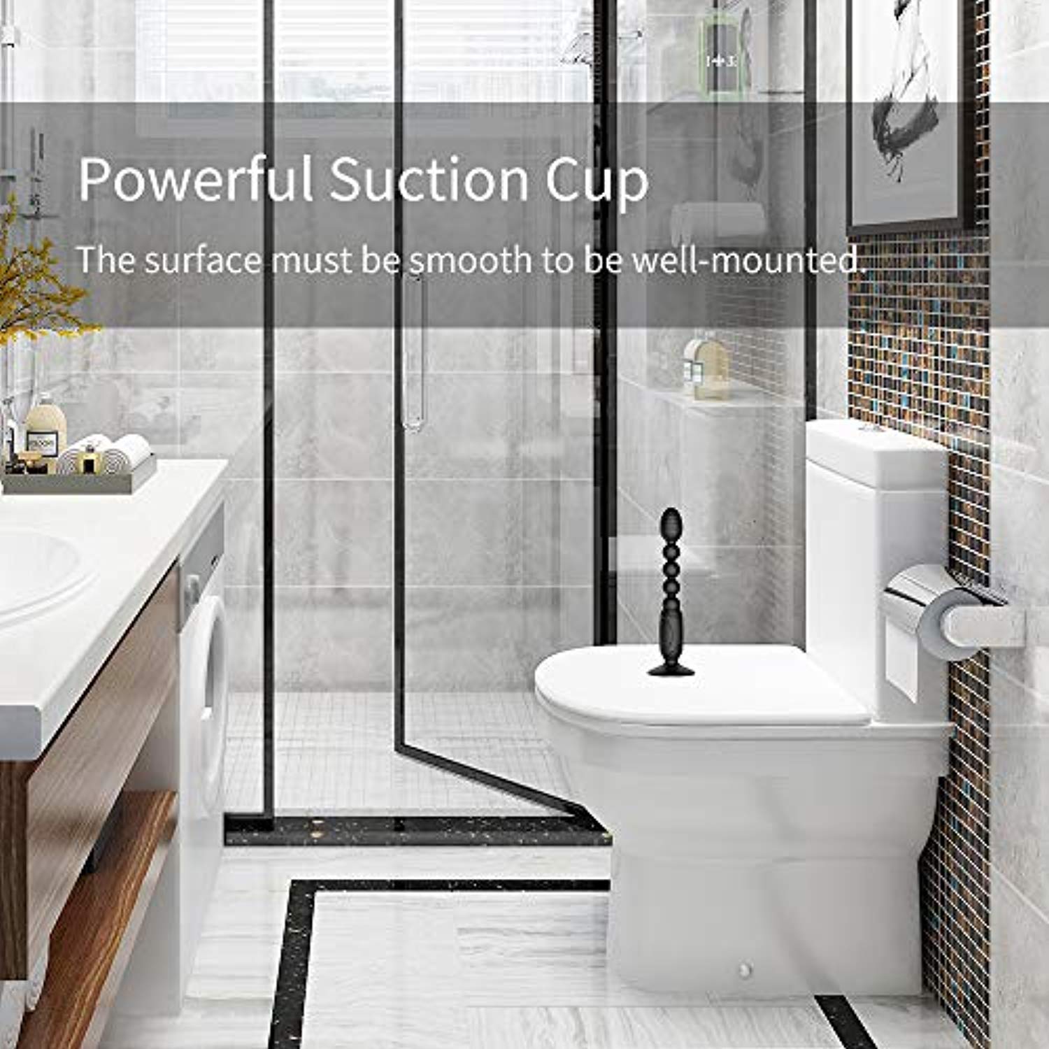 Anal Vibrator Prostate Massager Butt Plug With Suction Cup - Adult Toys