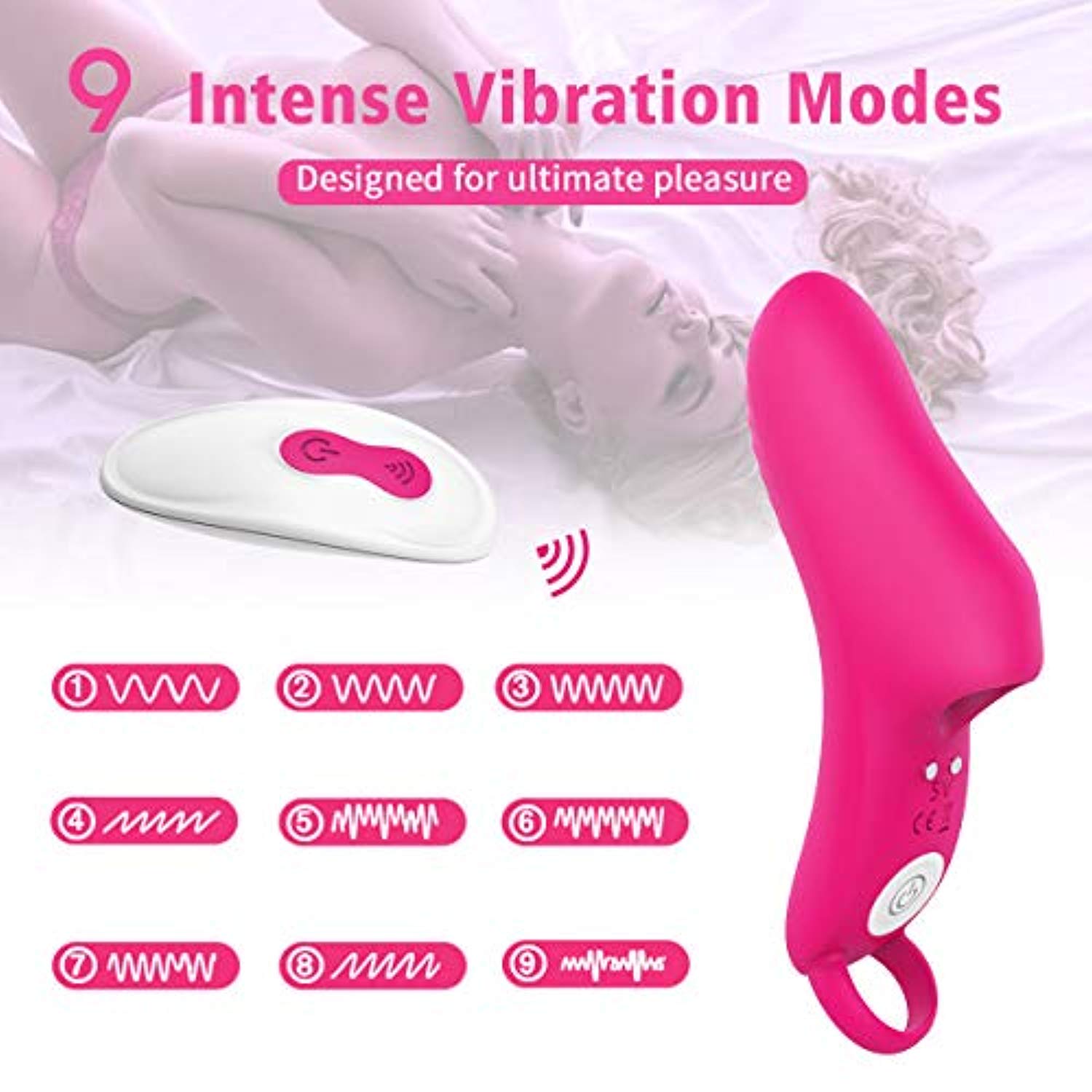G Spot Finger Vibrator Clit Massager - Adult Toys