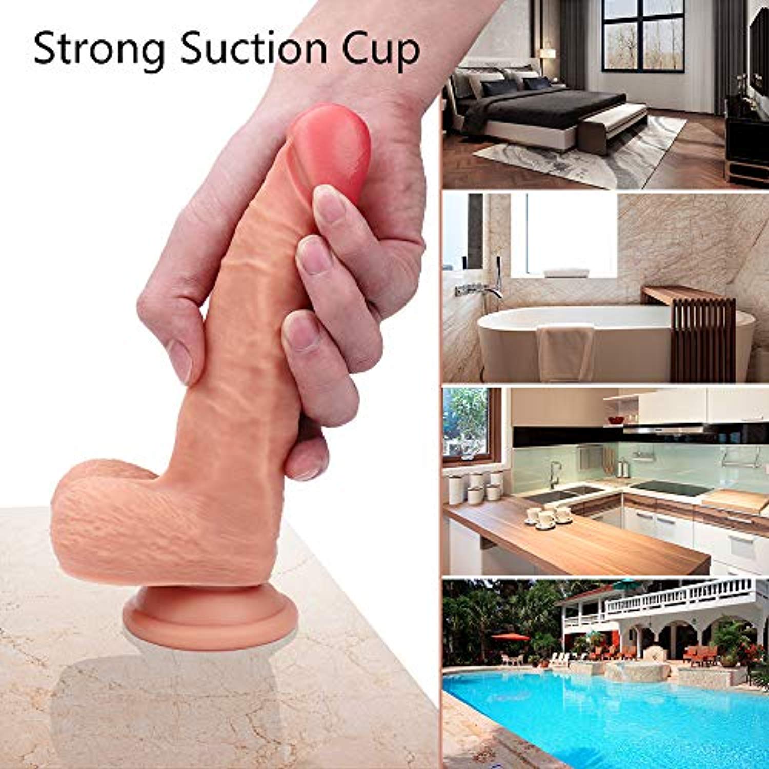 360° Whirling Vibration Dildo - Adult Toys